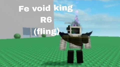 Roblox Fe Script Showcase | Fe void king R6 (fling) | Fluxus and Hydrogen