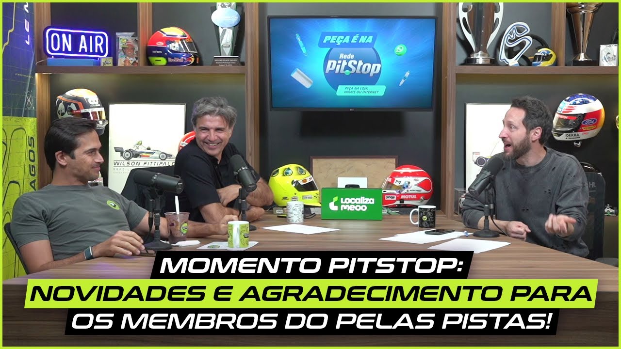 Momento Pitstop: Novidades e Agradecimento para os Membros do Pelas Pistas! #cortes