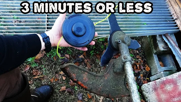 How to quickly install Stihl Brushcutter Blade Head on Weedeater