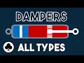 Shock Absorber Types in Suspension System | Explain in details (Twin Tube, Mono tube, ASD, PSD, etc)