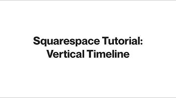 How to make a vertical timeline in Squarespace