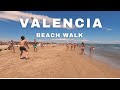【4K】VALENCIA | SATURDAY BEACH WALK | June 21 | Summer 🏖️ SPAIN スペイン Spanien - Spania -  ИСПАНИЯ