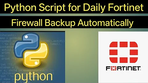 Python Script for Daily Fortinet Firewall Backup | Automated Network Device Config Backup