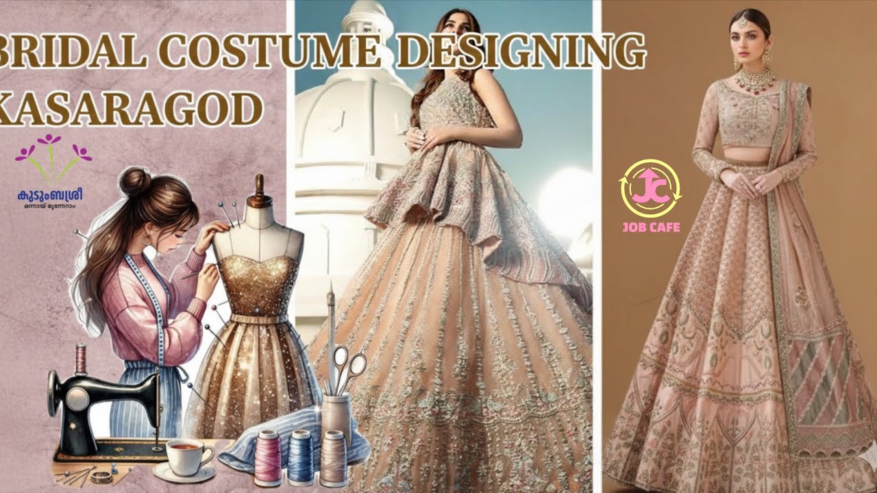 BRIDAL COSTUME DESIGING  | MAJESWARAM | JOB CAFE | Kudumbashree