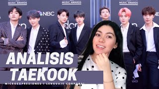 Análisis del lenguaje corporal y microexpresiones  de Taekook / Vkook