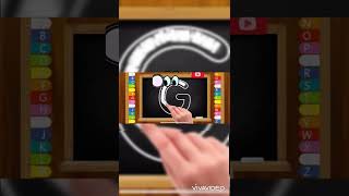 How to trace/write Letter G | alphabet song | ABC song for kids | Colourful Fingers #alphabet #kids
