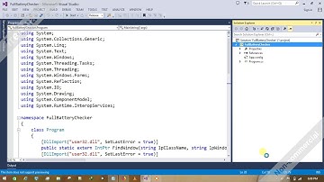 Check Battery percentage in C# Application(Hidden app)