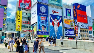 [4K HDR] Japan Walk - Osaka Dotonbori Namba Walking Tour at Daytime