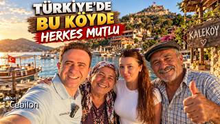 I Went to the Village Where Everyone Is Happy in Turkey - You Will FALL IN LOVE With Kaleköy!