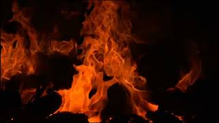 Fire flames on black background, Blaze fire flame texture background, Beautifully, the fire burning