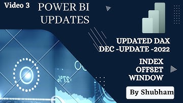#powerbi #dax #updates #index #offset #window #powerbidesktop (Video -3)