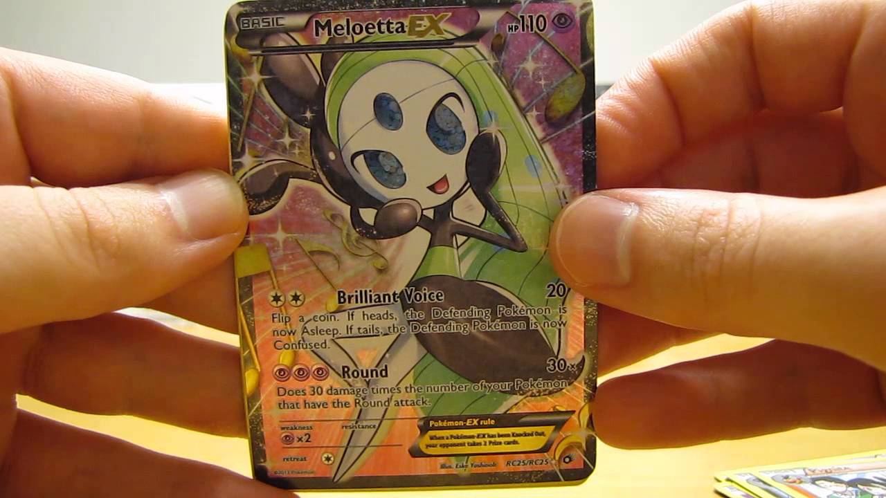 Pokémon TCG - Meloetta EX RC25/RC25 - Full Art Ultra Rare - Legendary  Treasures