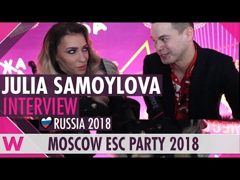 Julia Samoylova (Russia 2018) Interview | Moscow Eurovision Party 2018