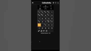 Calcudoku with Wordle-like UI now with 5x5 and 6x6 sizes #puzzle #wordle #games #ui #puzzlegame