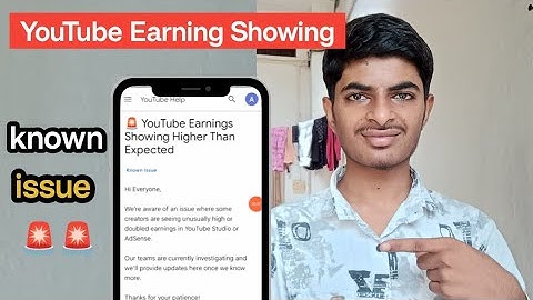 Known issue:YouTube Earnings Showing Higher Than Expected Ky Hai Yt Studio | Yt Studio Notifications