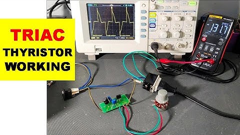 {571} TRIAC working, TRIAC Working in AC Circuits, Thyristor, Triac || Phase Angle Control