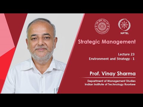 Lecture 23: Environment and Strategy – 1 - YouTube