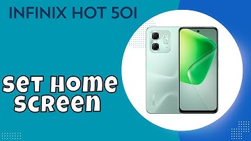 Home screen setting infinix Hot 50i || How to set home screen || Home screen