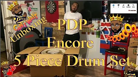 PDP 5 piece Drum set by DW - Unboxing - Lets see what we got!