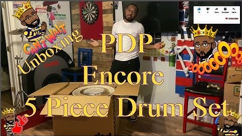 PDP 5 piece Drum set by DW - Unboxing - Lets see what we got!