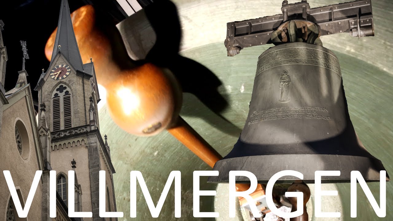 VILLMERGEN (CH - AG): Vollgeläute der Pfarrkirche St. Peter & Paul