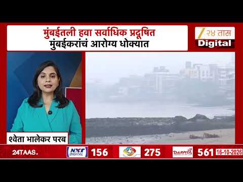 Mumbai Air Pollution | मुंबईतली हवा सर्वाधिक प्रदूषित मुंबईकरांचं आरोग्य धोक्यात