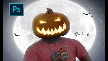 PUMPKIN (Photoshop) - Tutorial Manipulation