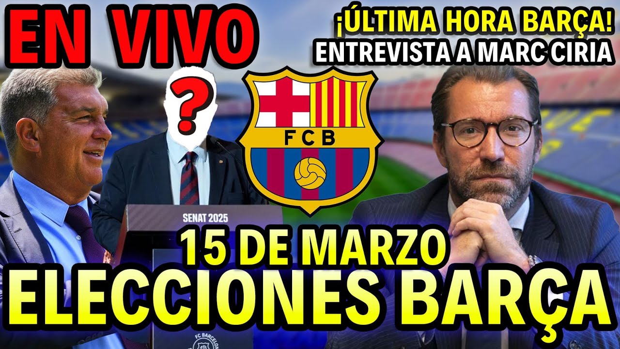 ✅ENTREVISTA MARC CIRIA✅💙Elecciones BARÇA 15 marzo❤️
