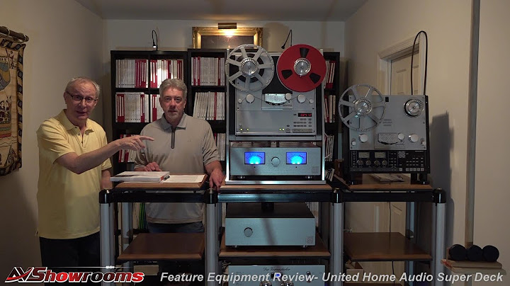 United Home Audio Super Deck, World Premiere Review reel to reel tape deck, MBL 101 MKII system!