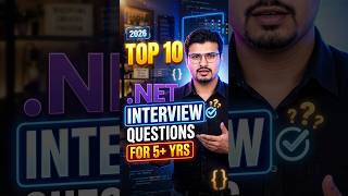 Top 10  NET Interview Questions for 5  Years Experience in 2026 #dotnet #programming #csharp #coding