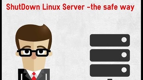 shutdown Linux Server - the safe way