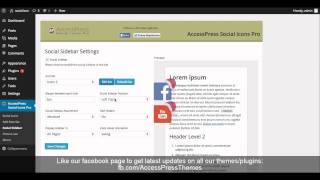 How to configure Social Sidebars - AccessPress Social Icons Pro - Configuration Part III