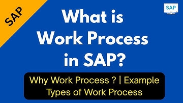 What is Work Process in SAP|SAP Work Processes Explained |Types & Real-World Examples |SAP BASIS