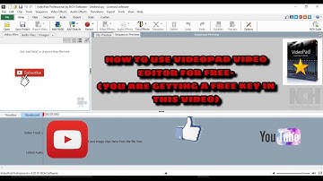 HOW TO ACTIVATE VIDEOPAD VIDEO EDITOR-(YOU GET A FREE KEY IN THIS VIDEO)