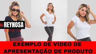 Exemplo de Vídeo de Apresentação de Produto (Roupas)