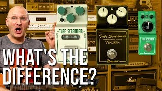 How is the Ibanez TSV808 different from the NTS or TSmini?