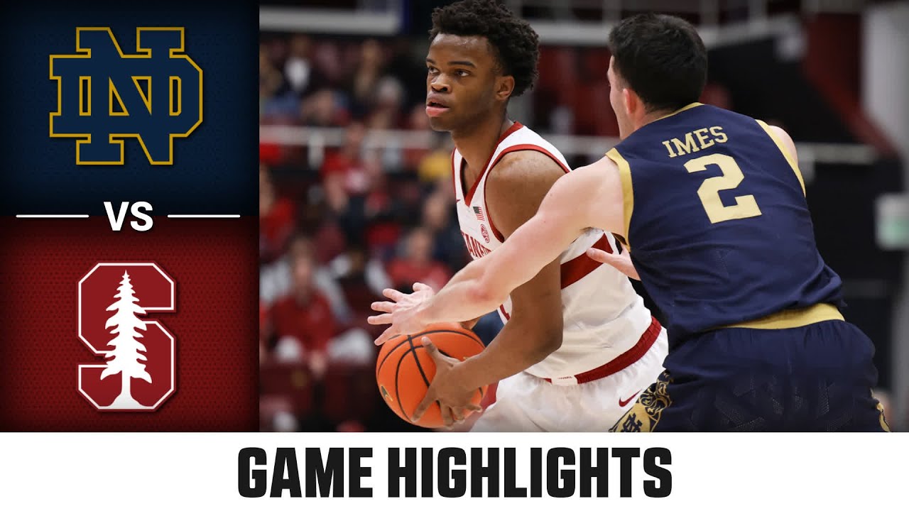 Notre Dame vs. Stanford Game Highlights | 2025-26 ACC Men's Basketball