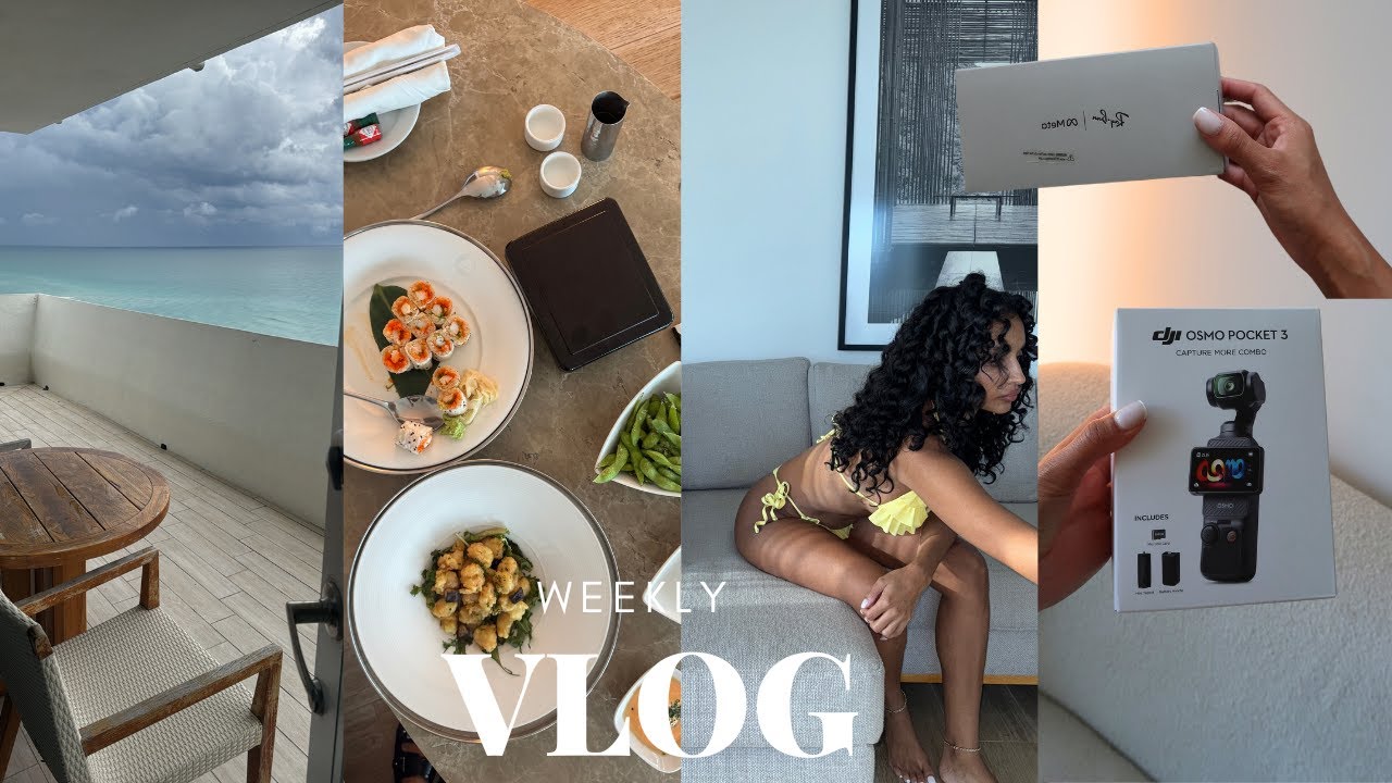 Еженедельный видеоблог | Тестирование нового Osmo Pocket 3 и очков Meta Glasses, любимый отель, р...