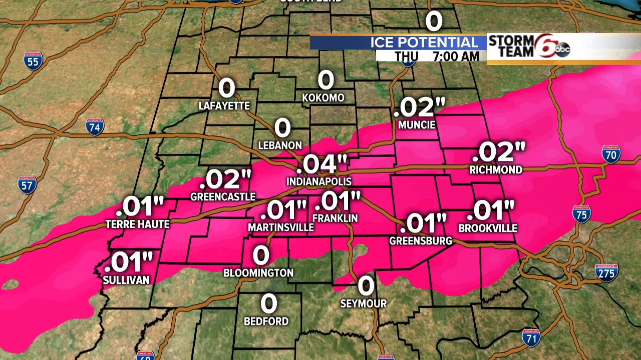 Wintry mix overnight - YouTube
