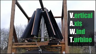 DIY Vertical wind turbine, how we made it, tips and experience