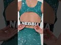 Video: NEBBIA Crop top tílko ROUGH GIRL zelené