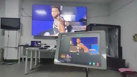 AV over IP system with Video Wall and display off&on