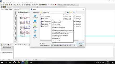 Array B diisi array A bilangan genap dengan indeks sama