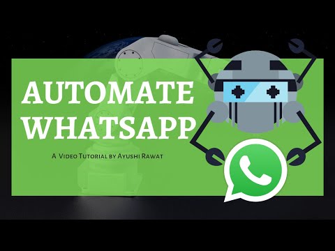 Automate WhatsApp | Python project | pywhatkit | Easy Tutorial