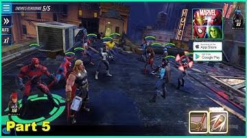 Marvel Strike Force Squad RPG Mobile Gameplay Walkthrough (Android, iOS) Part 5