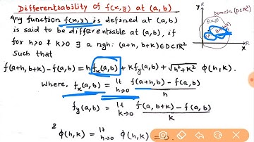 Real Analysis | Differentiability of two variables function at (a,b)