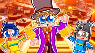 HISTÓRIA DA FÁBRICA DE CHOCOLATE DO WILLY WONKA NO ROBLOX - Brancoala Games