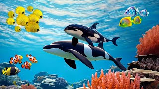 The Colors of the Ocean 4K ULTRA HD  The Best 4K Sea Animals for Relaxation & Calming Music