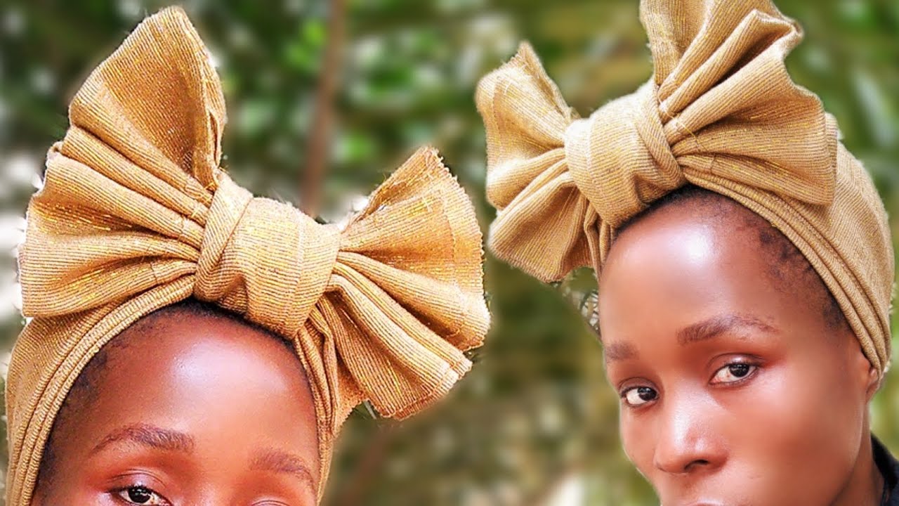How to TIE EASIEST Trending Instagram BOW GELE on Yourself using Soft