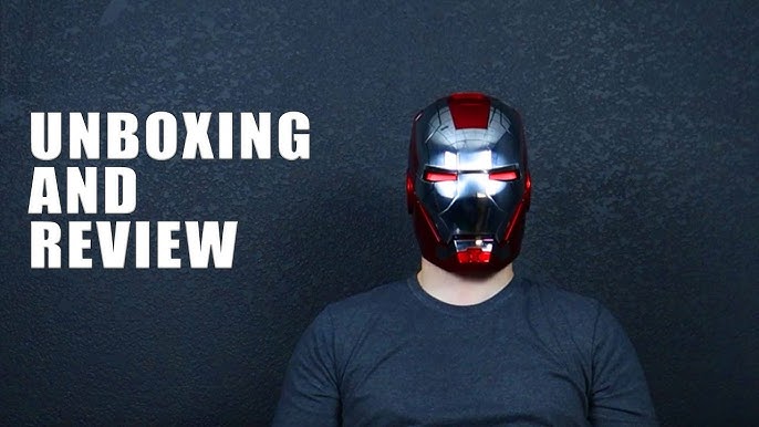 Iron Man Mask Metal Carbon Steel Iron Man Mark 1 Helmet, Ironman Mask, Iron  Man Cosplay 1/1 Scale Movie Prop Replica 